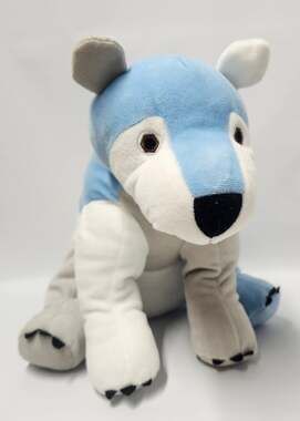 Kohl's Cares Eric Carle Polar Bear Plush 2021 Blue White Stuffed Animal